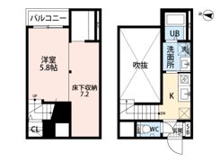 エスパシオ二日市の間取り画像