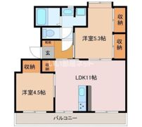 ドリーム佐倉Ⅱ棟の間取り画像