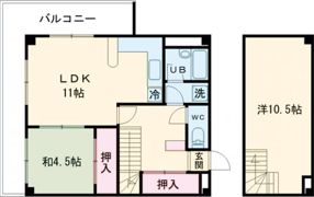 コーポ朝日?の間取り画像