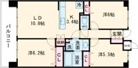 ポレスター越前町の間取り画像