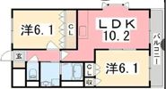 コンフォーダブルSの間取り画像