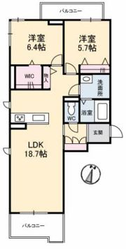 ソナーレの間取り画像