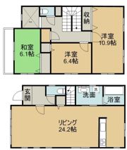 安東3（鈴木）戸建の間取り画像