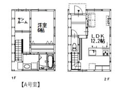 グランメゾンクレスト多治米Ⅵの間取り画像