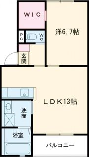 メゾンクレスト幡生本町の間取り画像