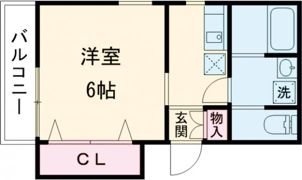 コラボ熊内橋通の間取り画像