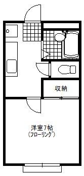ユーハイツの間取り画像