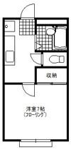 ユーハイツの間取り画像