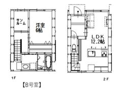グランメゾンクレスト多治米Ⅵの間取り画像