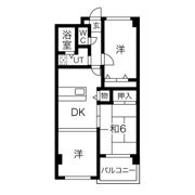 シャトー三和青山の間取り画像