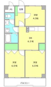 ゼファー銀座の間取り画像