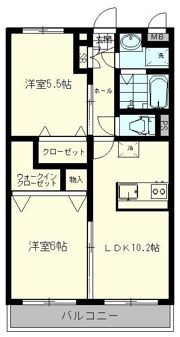 アバンツァートコルソ吉川美南の間取り画像