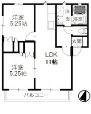 シャレオ Cの間取り画像