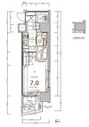 XEBEC大鳥居ASYLCOURTの間取り画像