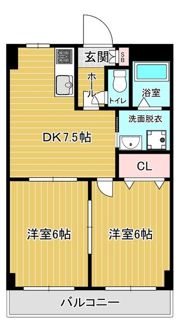 キャピタル南越の間取り画像