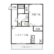 ヴィアステージ清原台Aの間取り画像