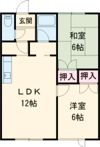 光生ハイツ Fの間取り画像