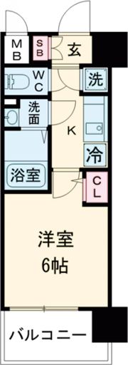 CREST TAPP 大阪EASTの間取り画像