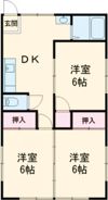 フレンドKの間取り画像