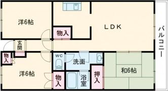 姪浜ケイワンホームズの間取り画像