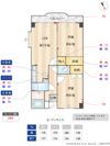 ヴィクトリーマンションKEIの間取り画像