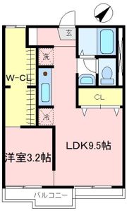 ひまわりハイツBの間取り画像