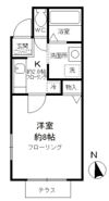 クレール国分寺の間取り画像