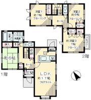 片平5丁目賃貸住宅の間取り画像