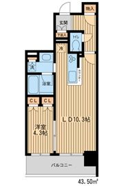 HF新横浜レジデンスの間取り画像