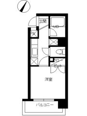 スカイコート日本橋浜町公園の間取り画像