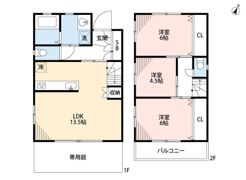 南街6丁目戸建の間取り画像
