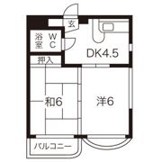 プレスイン明治の間取り画像
