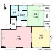 グレイス若宮 B棟の間取り画像