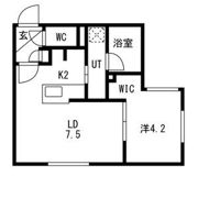 Kiii南9条(キー南9条)の間取り画像