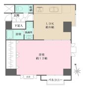 メロディハイム東帝塚山の間取り画像