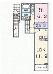 仮称 シエル白岡 Ⅱの間取り画像