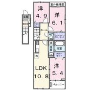 仮称 シエル白岡 Ⅰの間取り画像