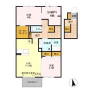 シエルツリー Ⅲの間取り画像