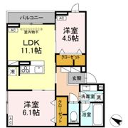 Asset-Court錦町Ⅱの間取り画像