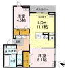 Asset-Court錦町Ⅱの間取り画像