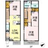 セレスティア江北の間取り画像