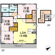 セレスティア江北の間取り画像