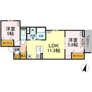 セレスティア西亀有の間取り画像