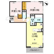 D-Regalo下馬Sの間取り画像