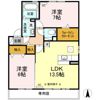 ジーニアル上条の間取り画像