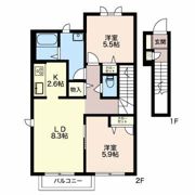 ディアス カームの間取り画像