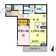 D-residence明治中央の間取り画像
