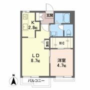 メゾンドWESTの間取り画像