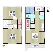 グラディートA棟の間取り画像
