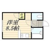乃木町第1レジデンスの間取り画像